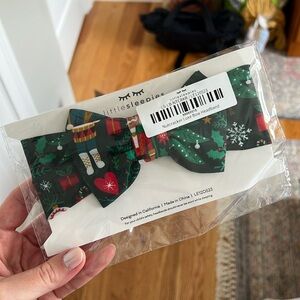 NIB little sleepies bow